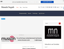 Tablet Screenshot of mustafaneguib.com
